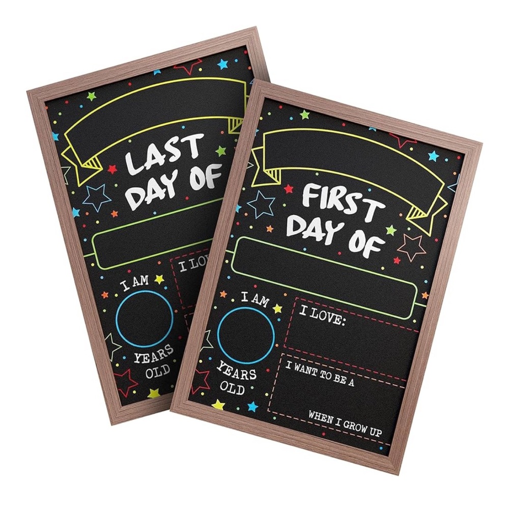 BNIB First Day / Last Day of School Chalkboard and Sharpie Pen
